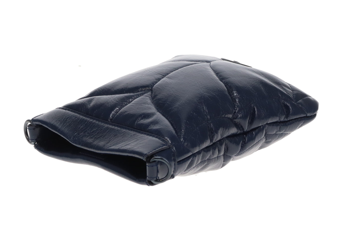 Mulberry Softie Phone Pouch In Sapphire Smooth Glossy