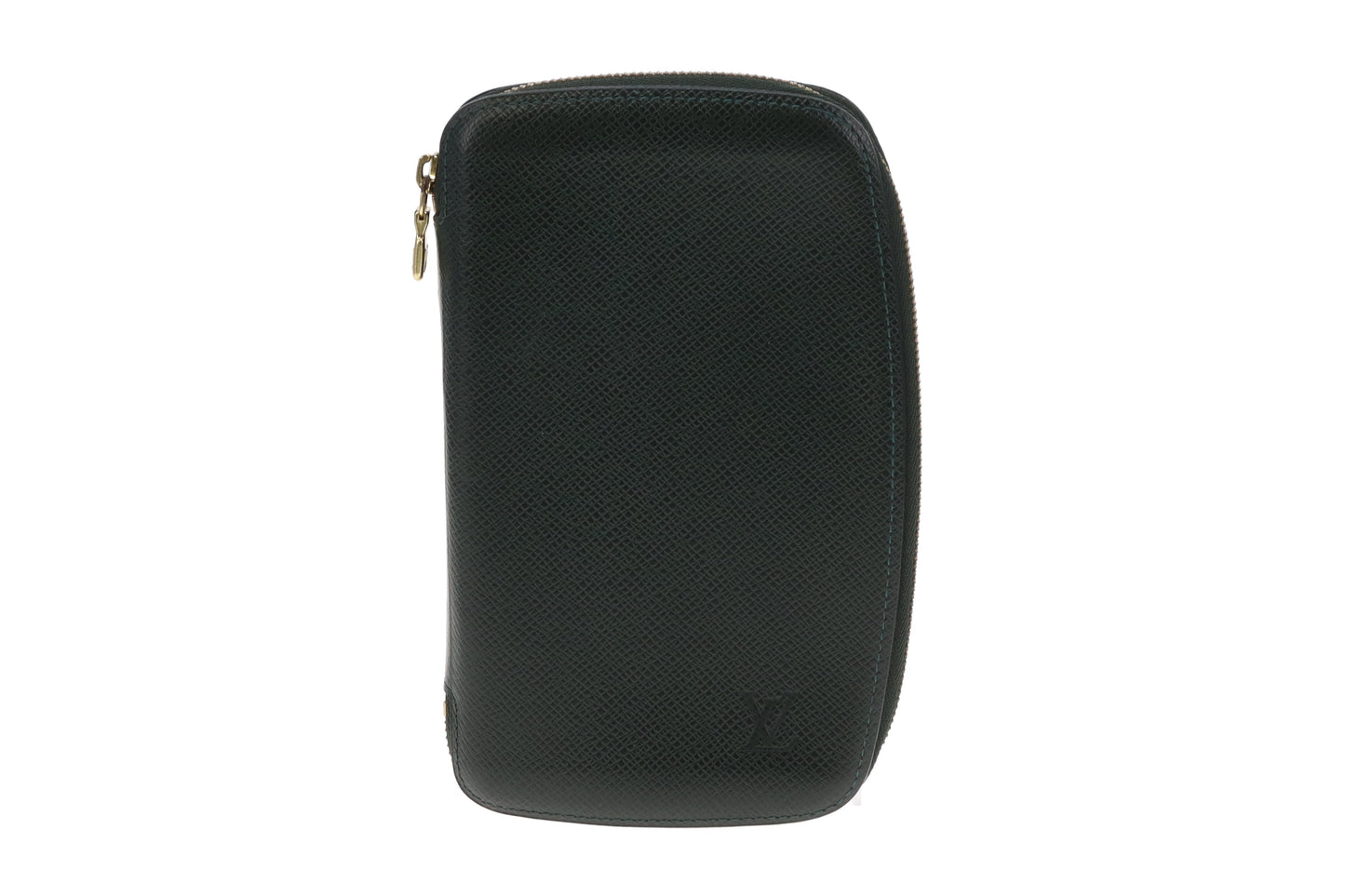 Louis Vuitton Taiga Wallet In Borneo Green