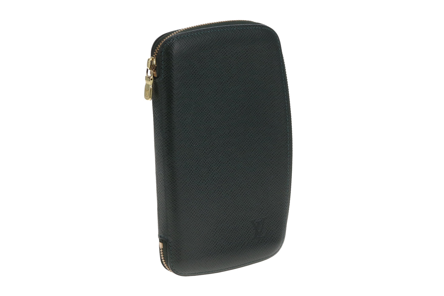 Louis Vuitton Taiga Wallet In Borneo Green