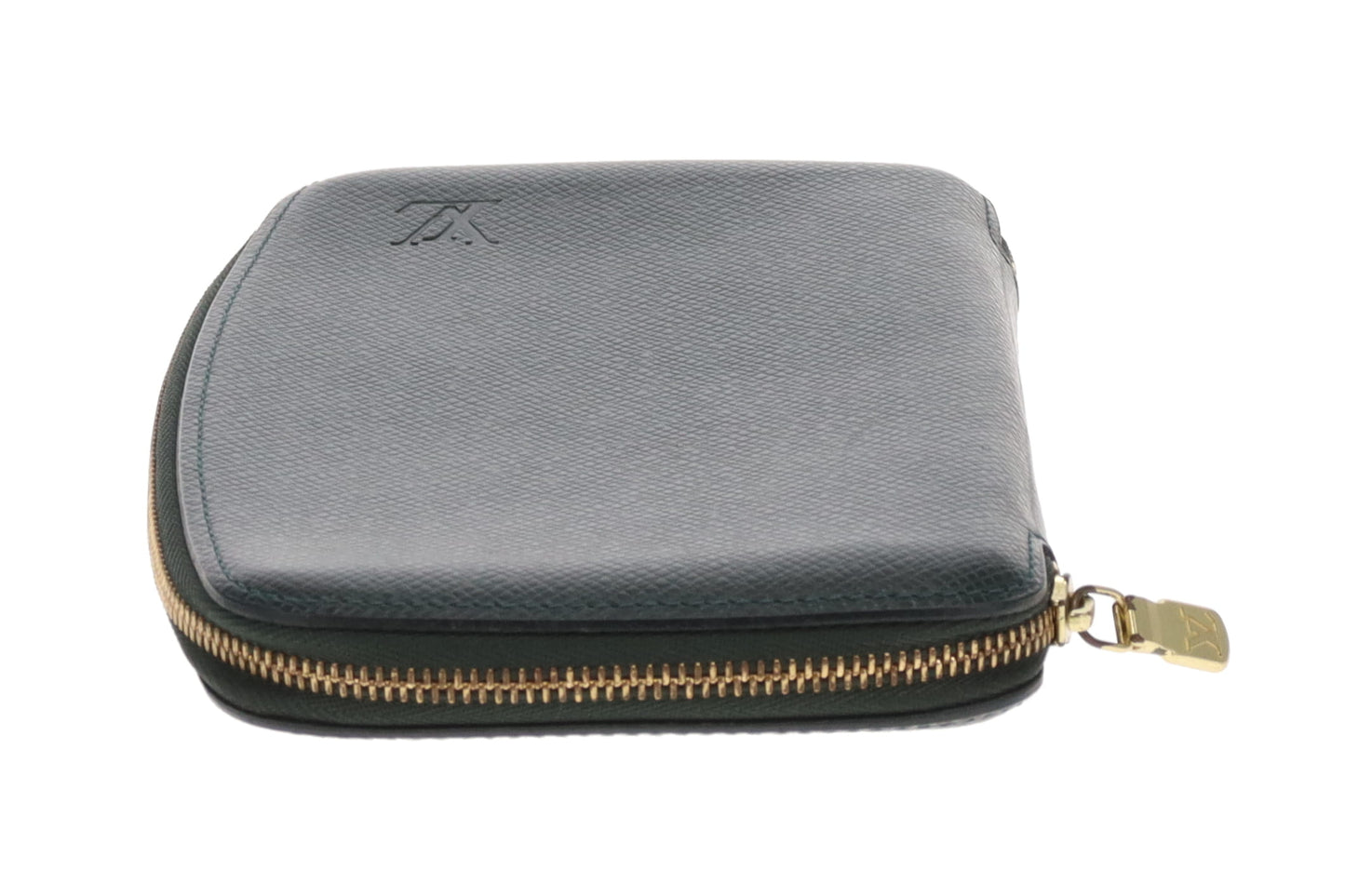 Louis Vuitton Taiga Wallet In Borneo Green