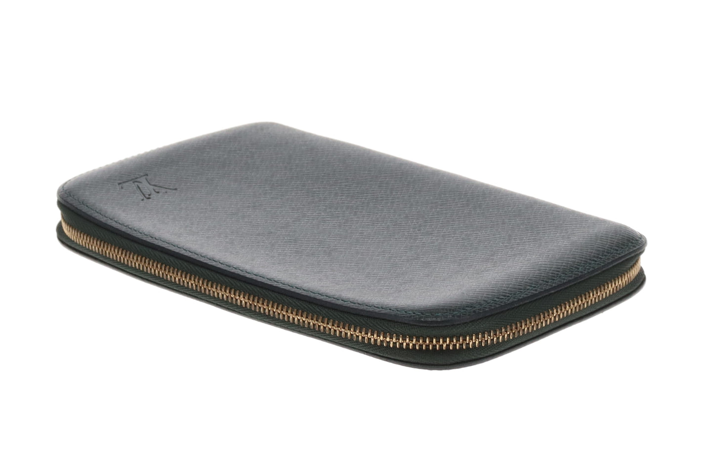 Louis Vuitton Taiga Wallet In Borneo Green