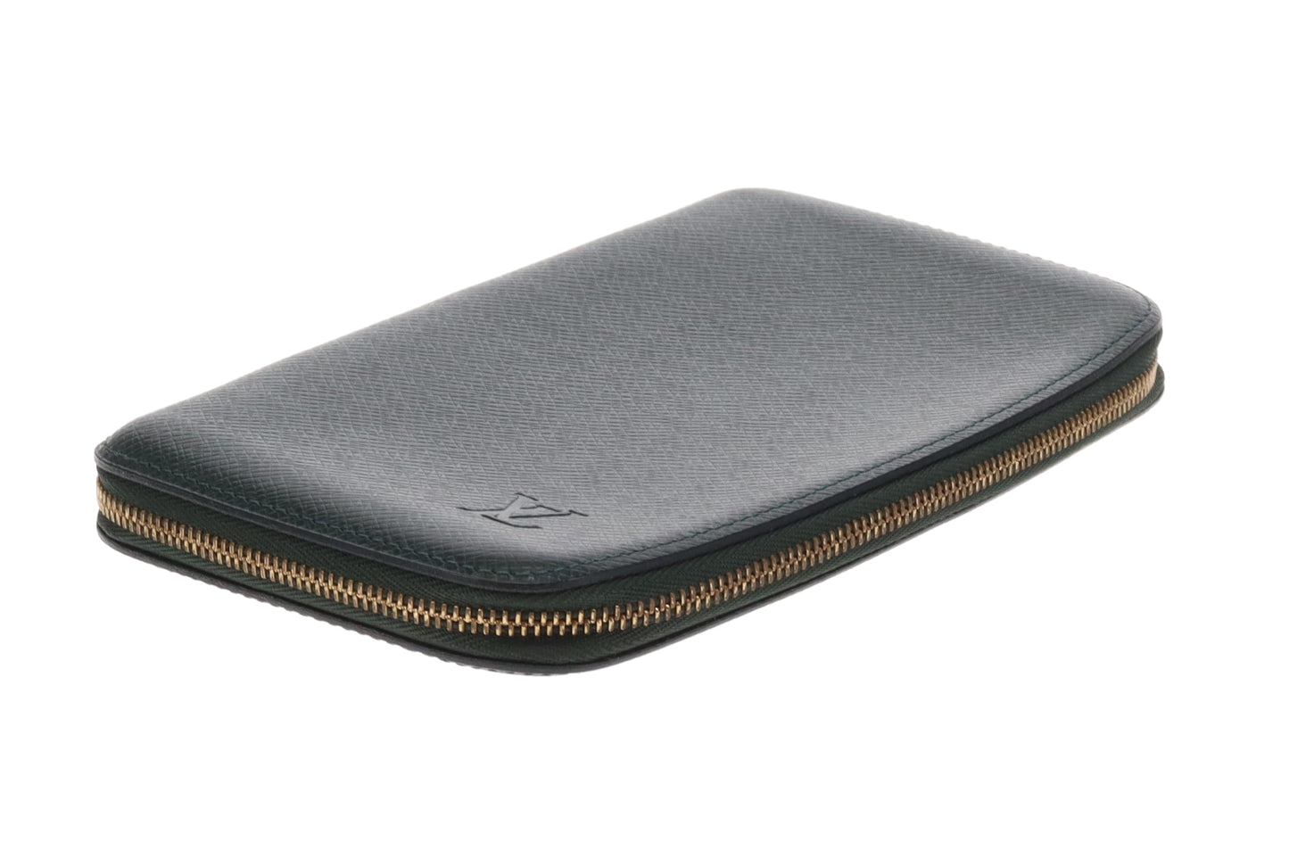 Louis Vuitton Taiga Wallet In Borneo Green