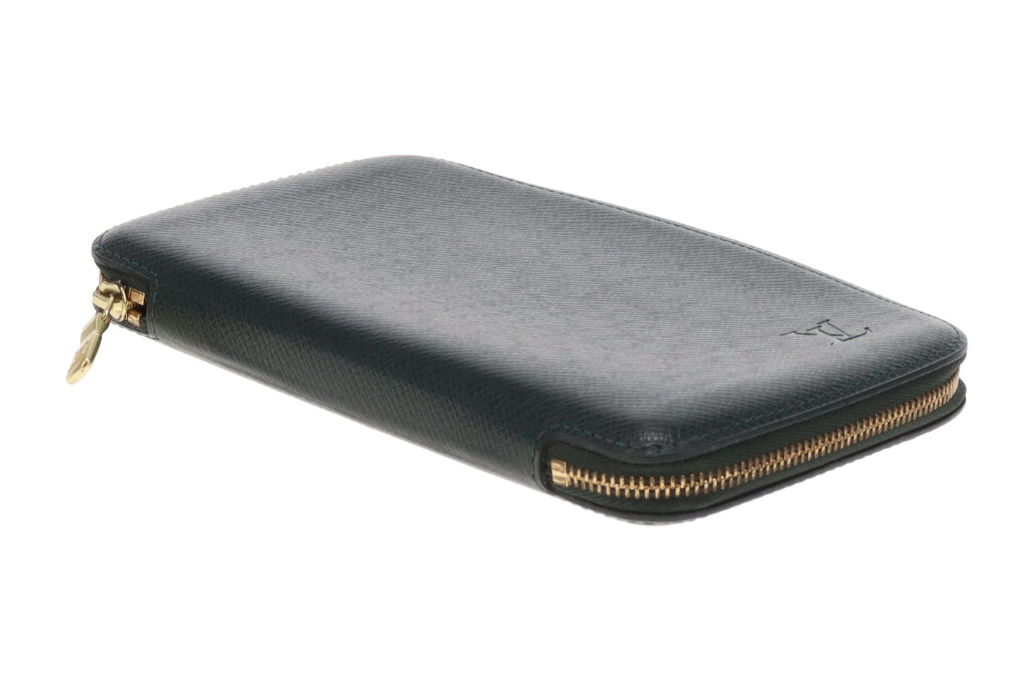 Louis Vuitton Taiga Wallet In Borneo Green