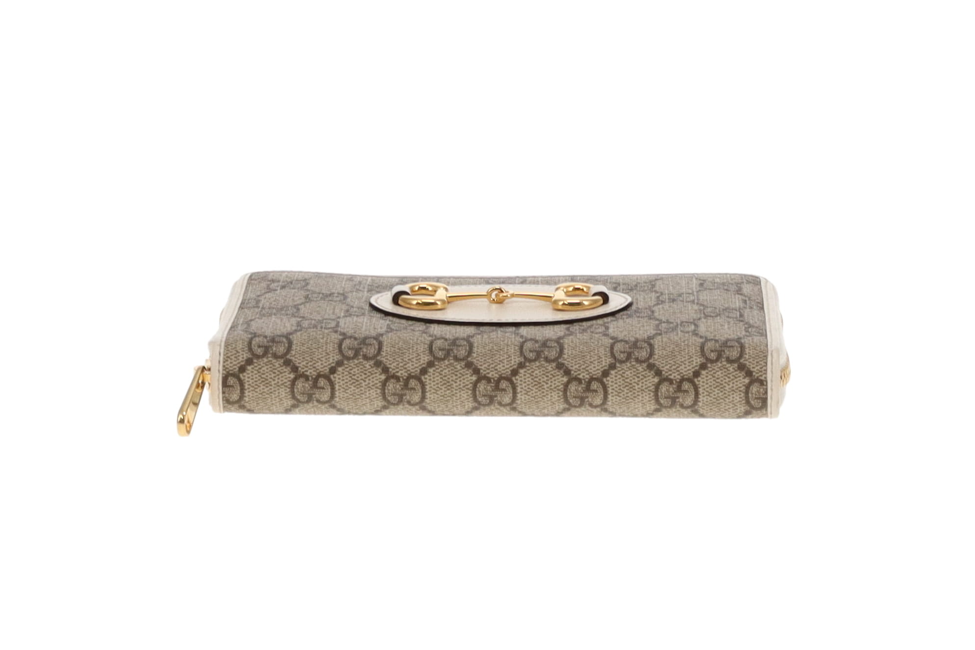 ★Gucci★Horsebit 1955 Card Case Wallet★White Gucci Horsebit 1955 card case wallet in GG Supreme/white