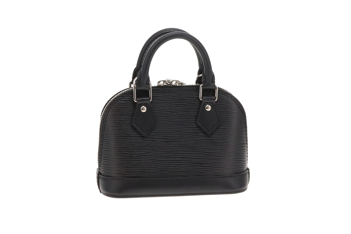 Louis Vuitton Noir Epi Leather Nano Alma with Strap
