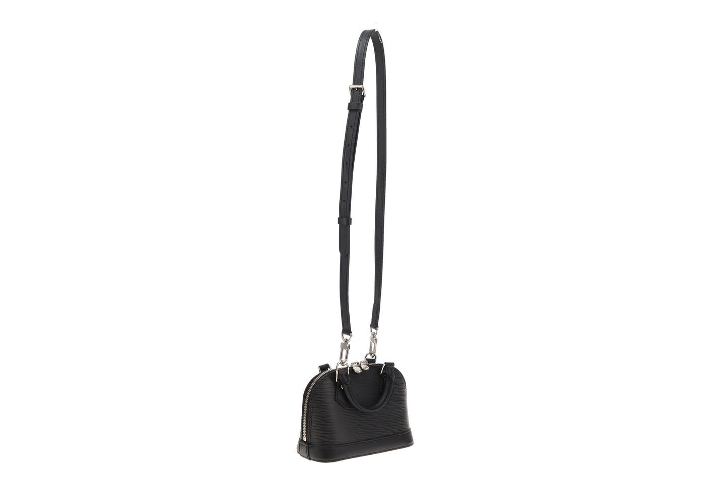 Louis Vuitton Noir Epi Leather Nano Alma with Strap