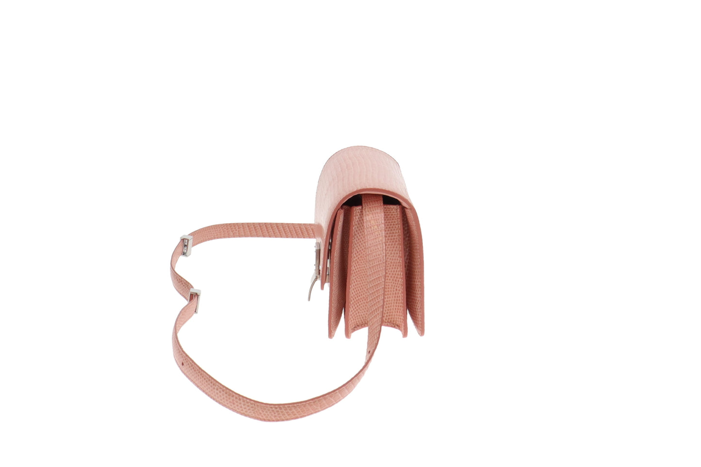 Celine Pink Lizard Small Classic Bag