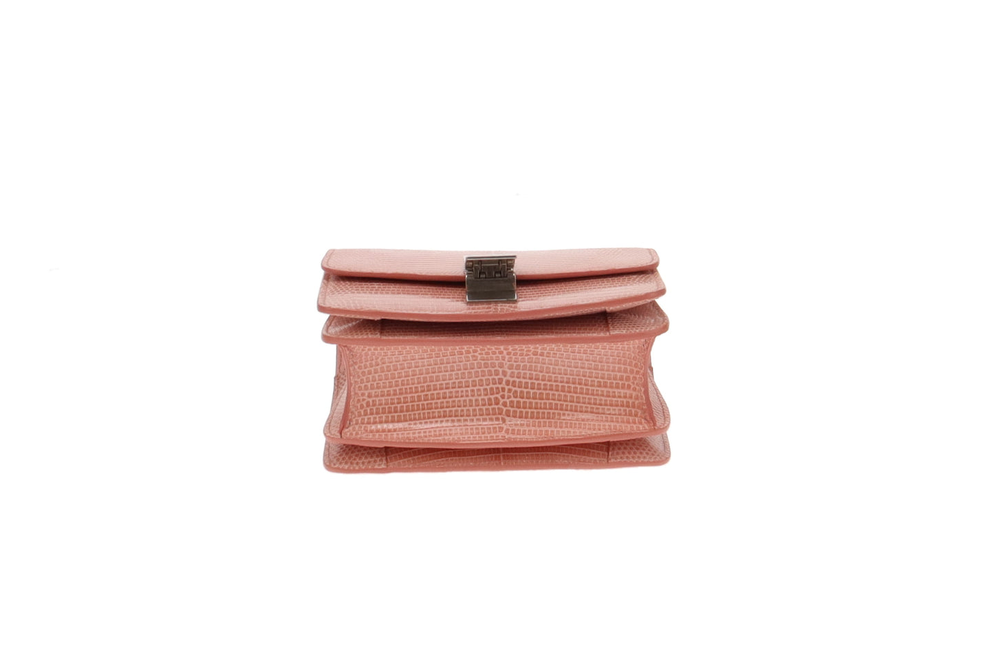 Celine Pink Lizard Small Classic Bag