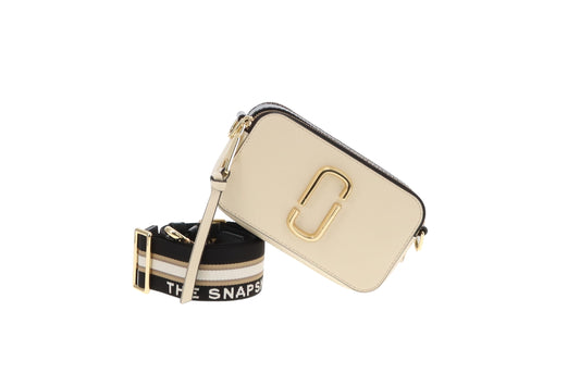 Marc Jacobs The Snapshot Black & Cream Crossbody GH