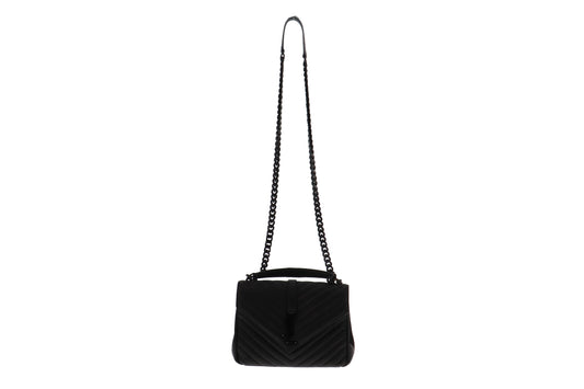 Saint Laurent All Black College Shoulder Bag