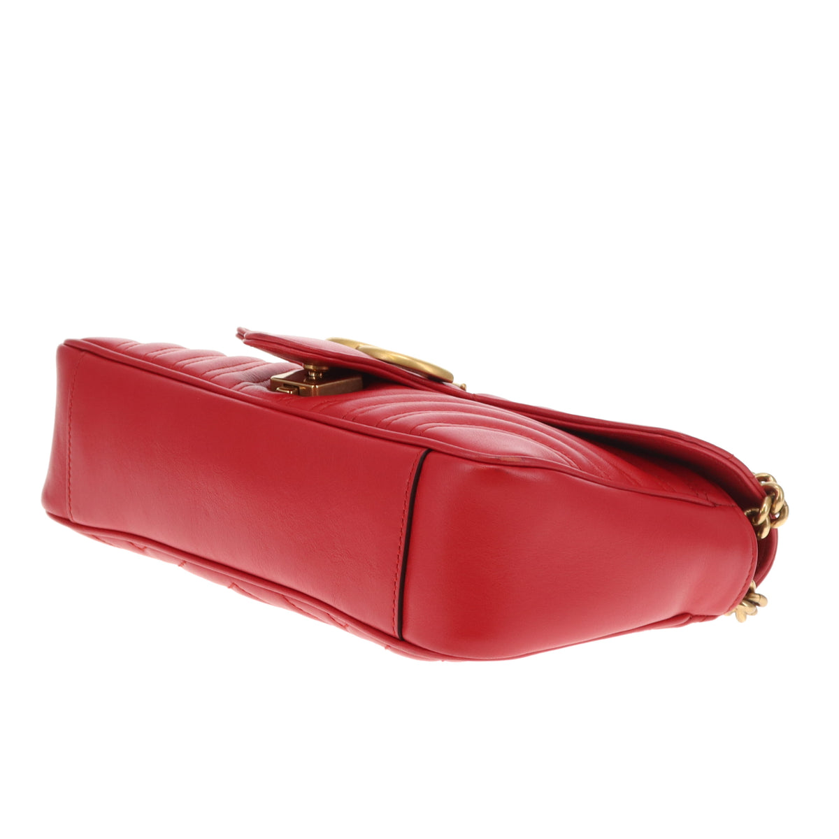 Gucci Marmont Flap Old Model Small Red GHW