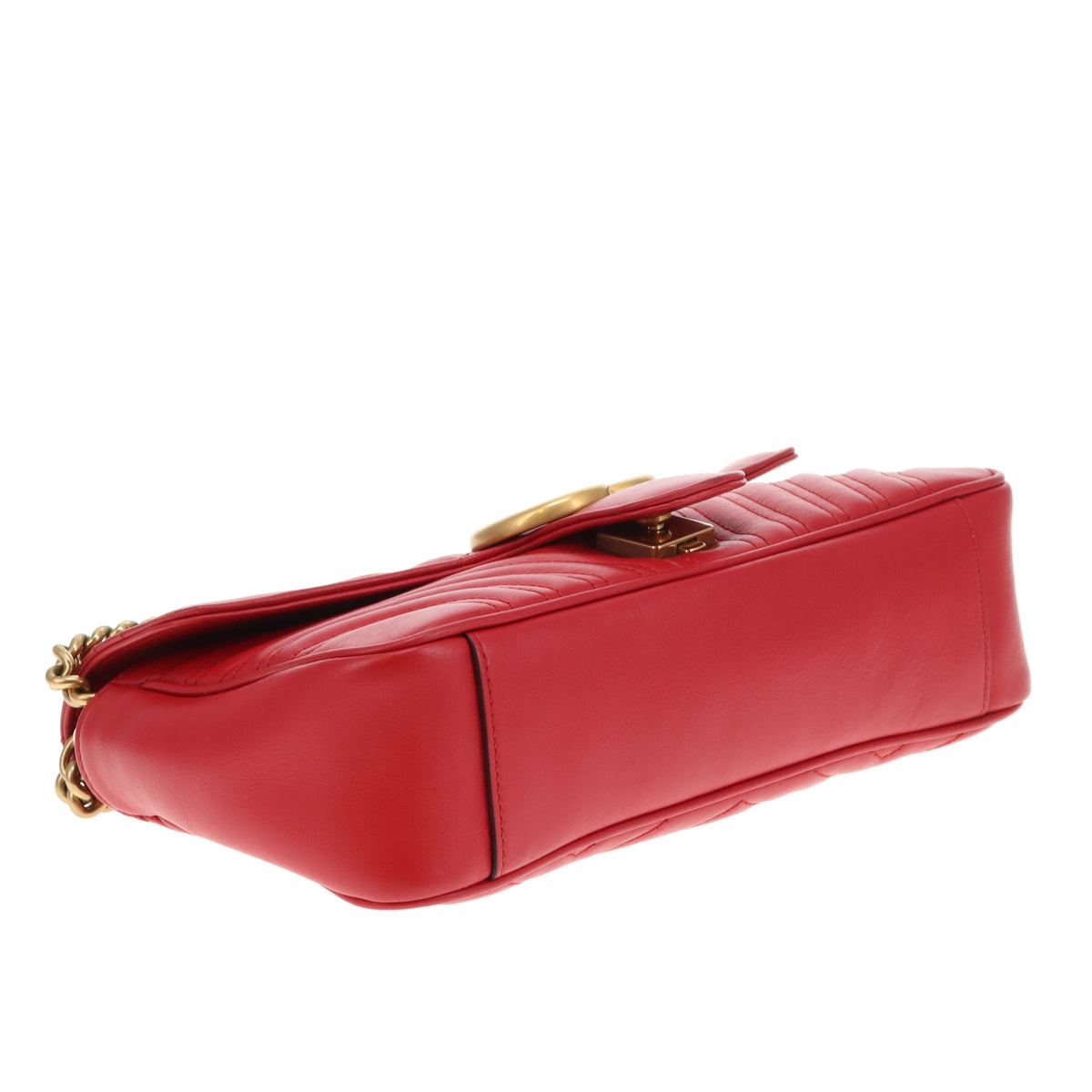 Gucci Marmont Flap Old Model Small Red GHW