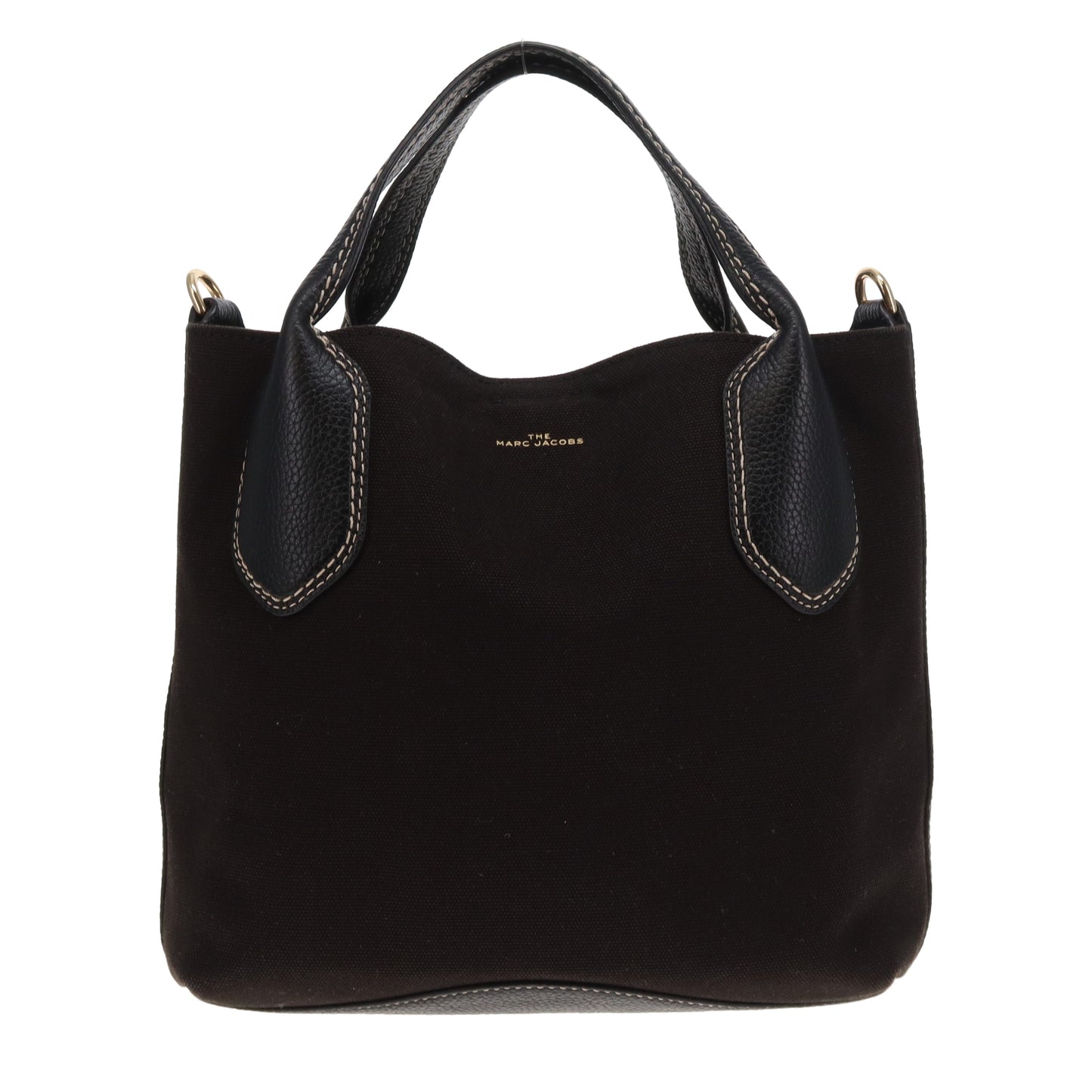 Marc Jacobs Reporter Bag in Black Canvas and Leather