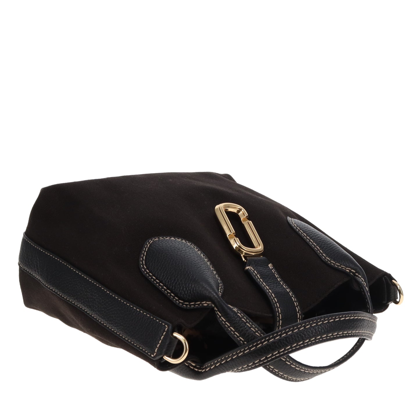 Marc Jacobs Reporter Bag in Black Canvas and Leather