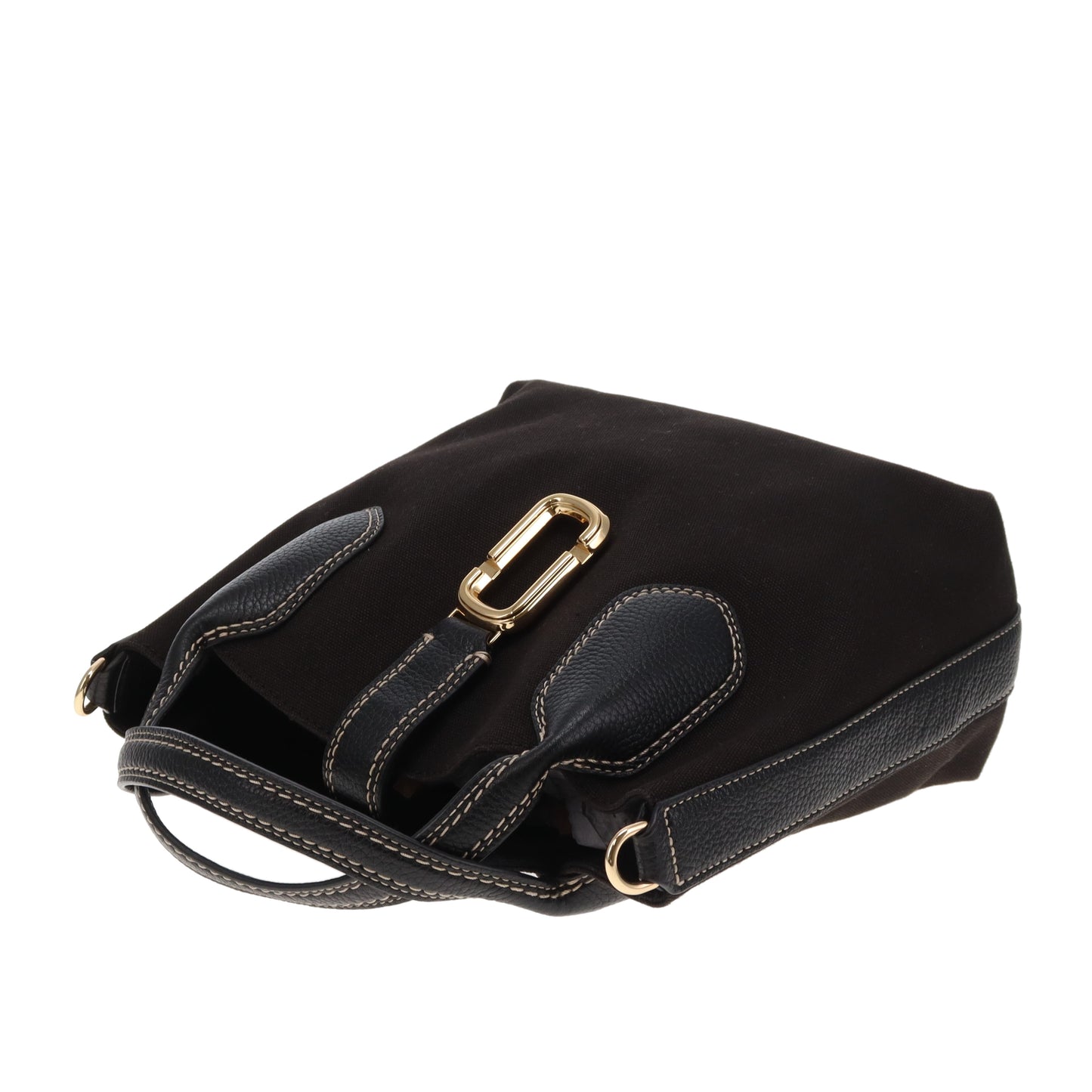 Marc Jacobs Reporter Bag in Black Canvas and Leather