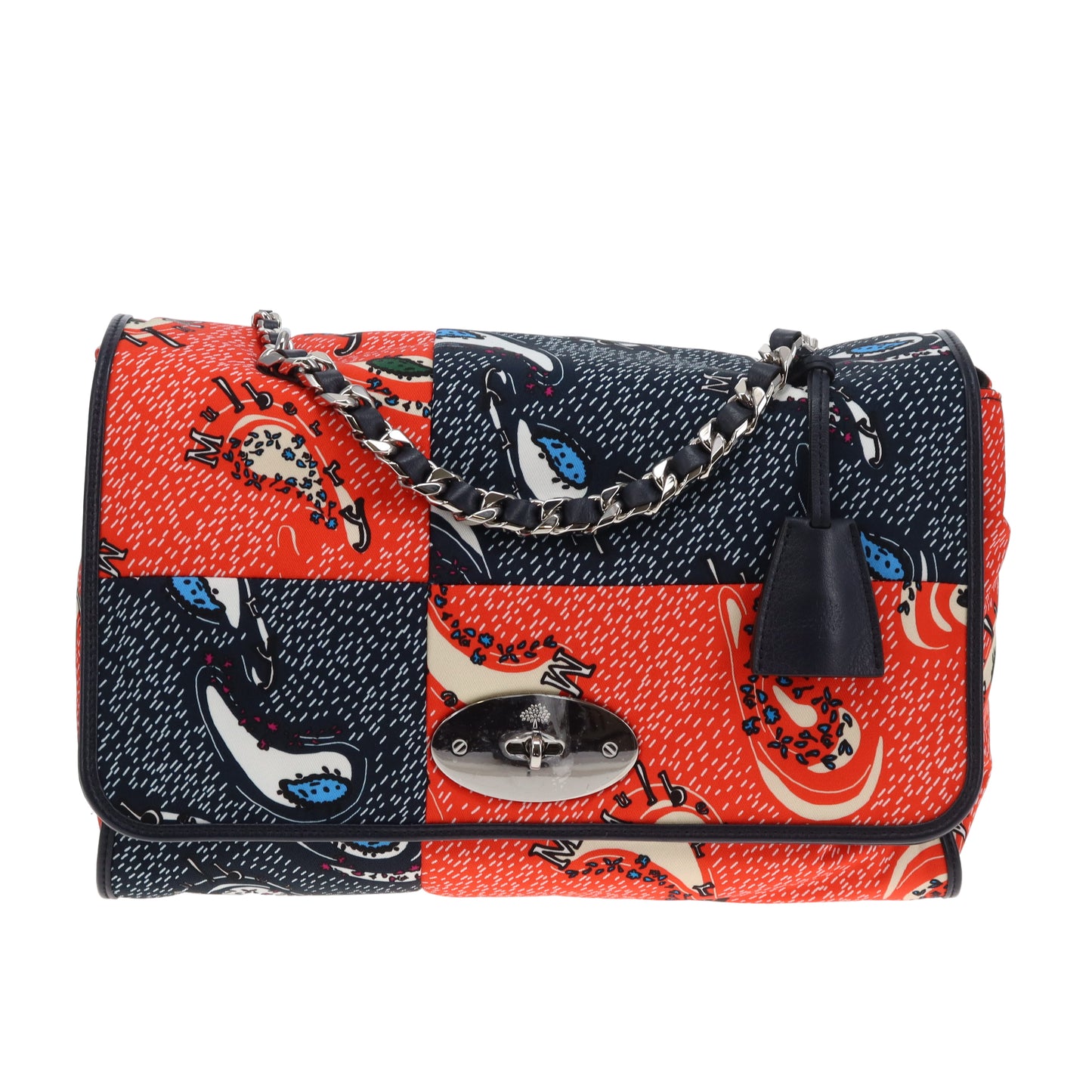 Mulberry Lily Oversized Paisley EcoNylon Coral and Nylon