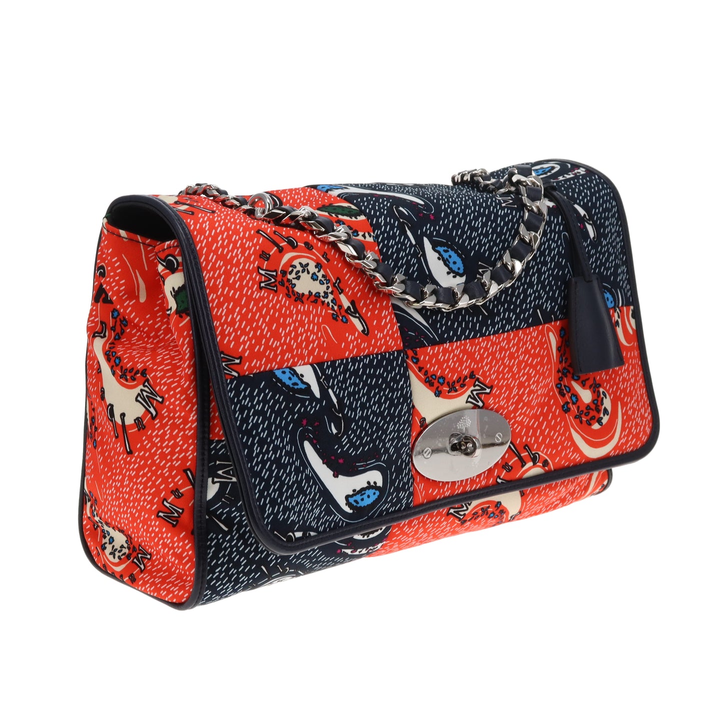 Mulberry Lily Oversized Paisley EcoNylon Coral and Nylon