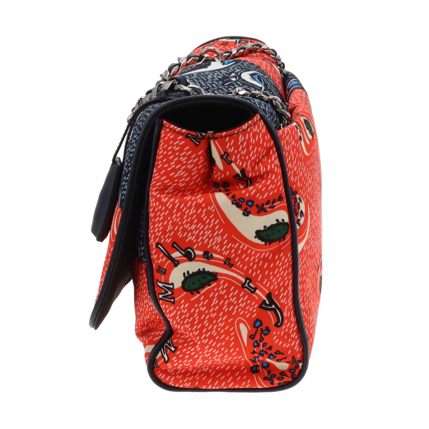 Mulberry Lily Oversized Paisley EcoNylon Coral and Nylon