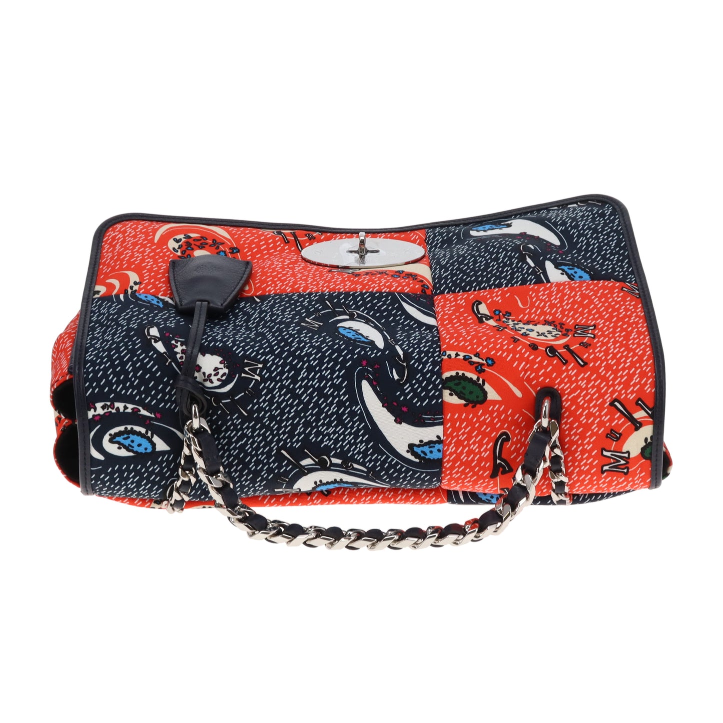 Mulberry Lily Oversized Paisley EcoNylon Coral and Nylon