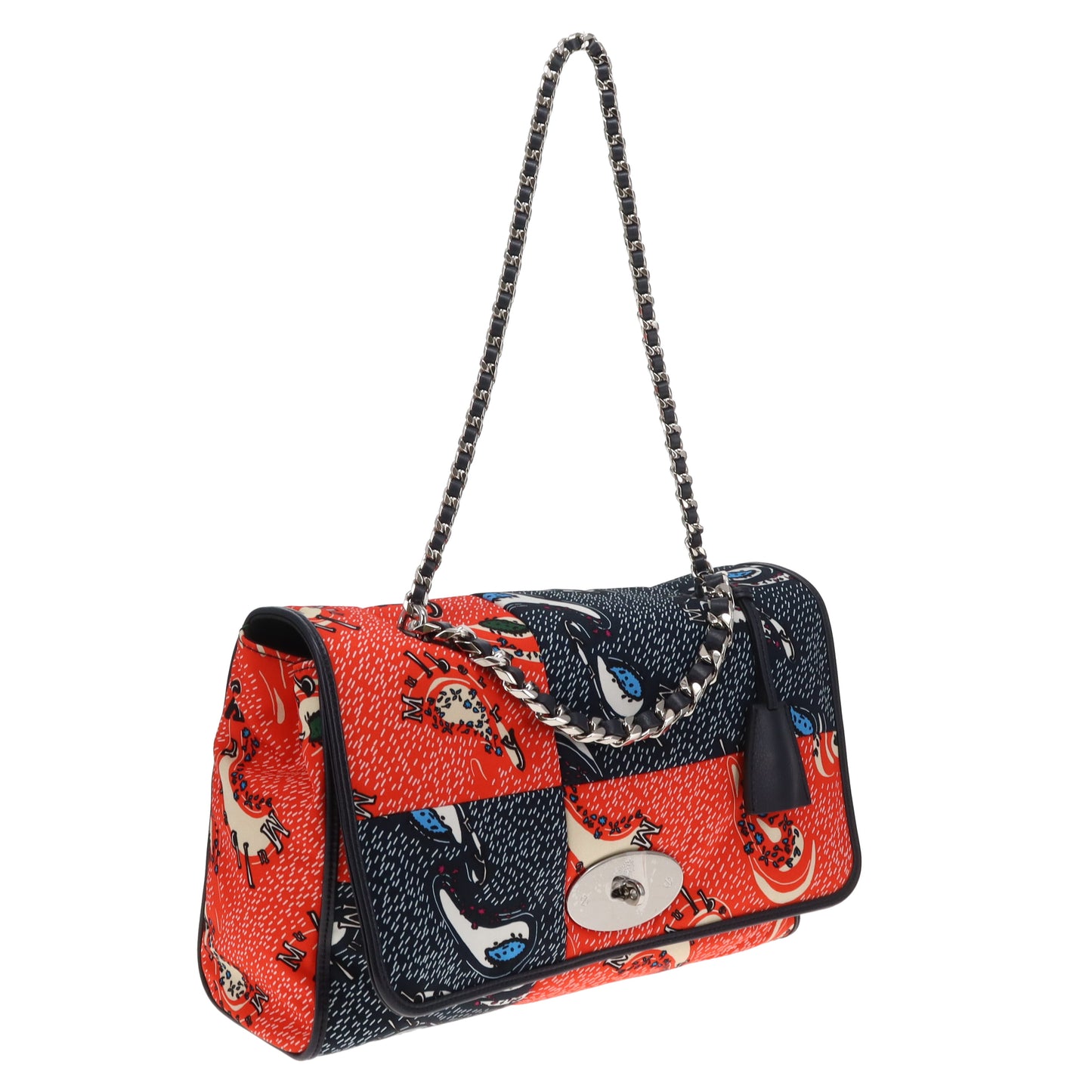 Mulberry Lily Oversized Paisley EcoNylon Coral and Nylon