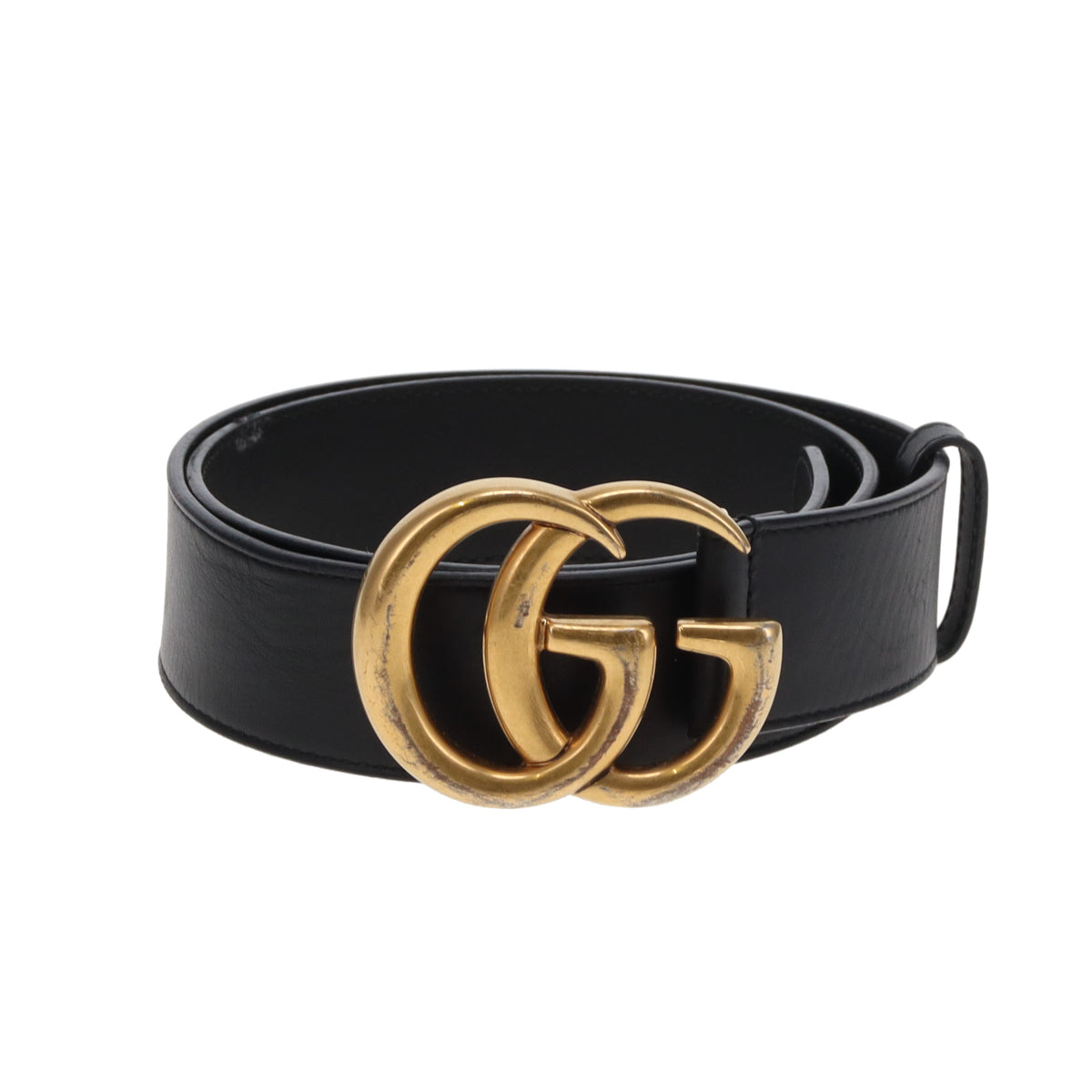 Gucci GG Belt 40mm Black GHW (size 80cm)