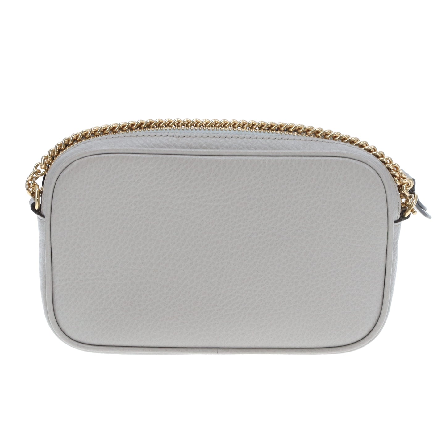 Gucci Mini Camera Bag Dollar Calfskin Grey GHW
