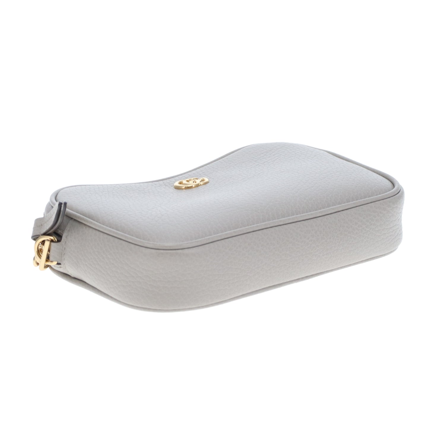 Gucci Mini Camera Bag Dollar Calfskin Grey GHW