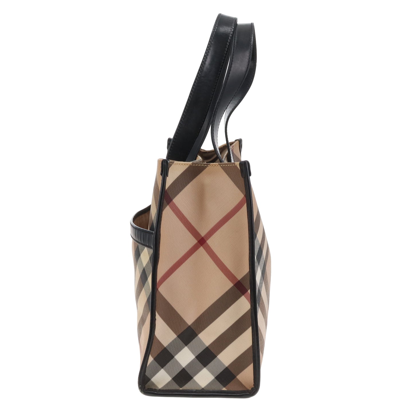 Burberry Front Pocket Tote Bag Check