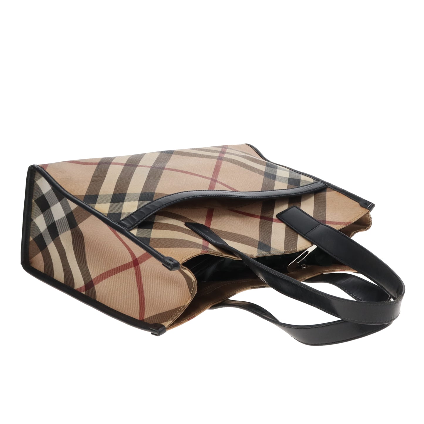 Burberry Front Pocket Tote Bag Check