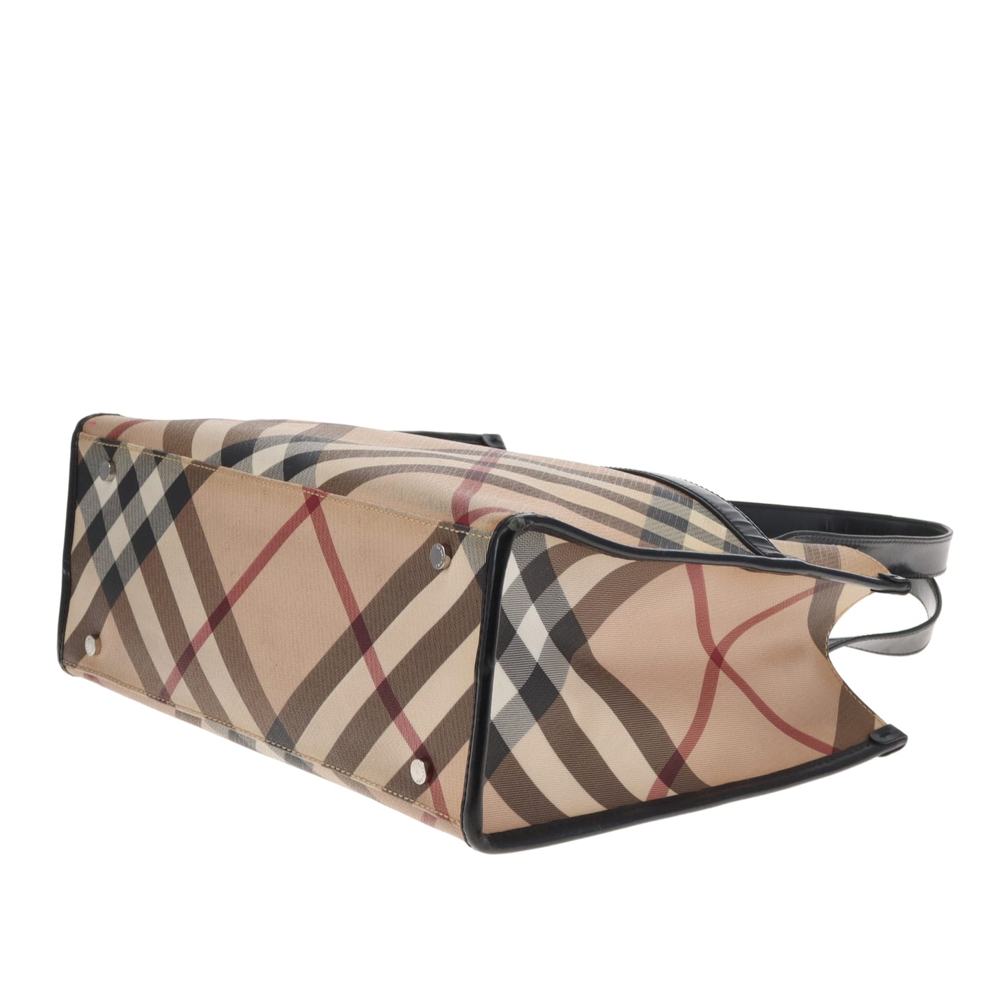 Burberry Front Pocket Tote Bag Check
