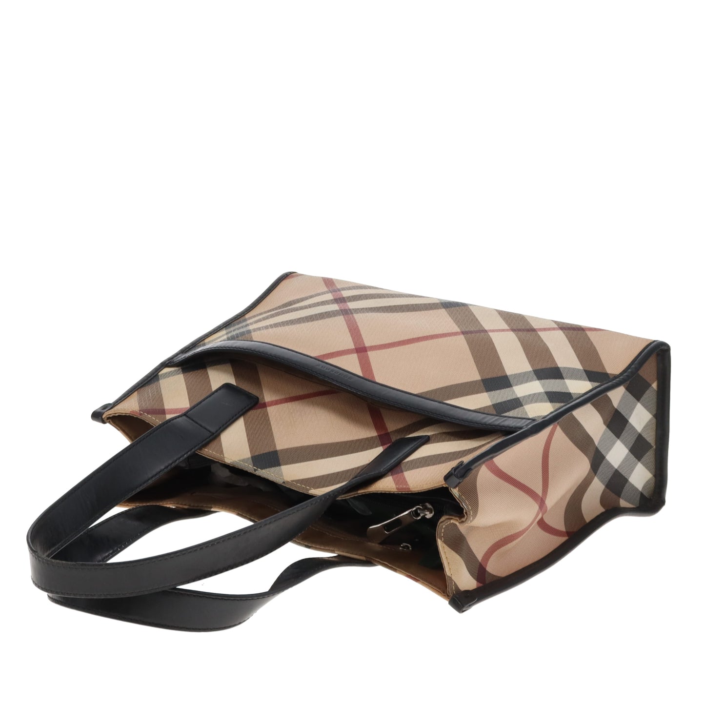 Burberry Front Pocket Tote Bag Check
