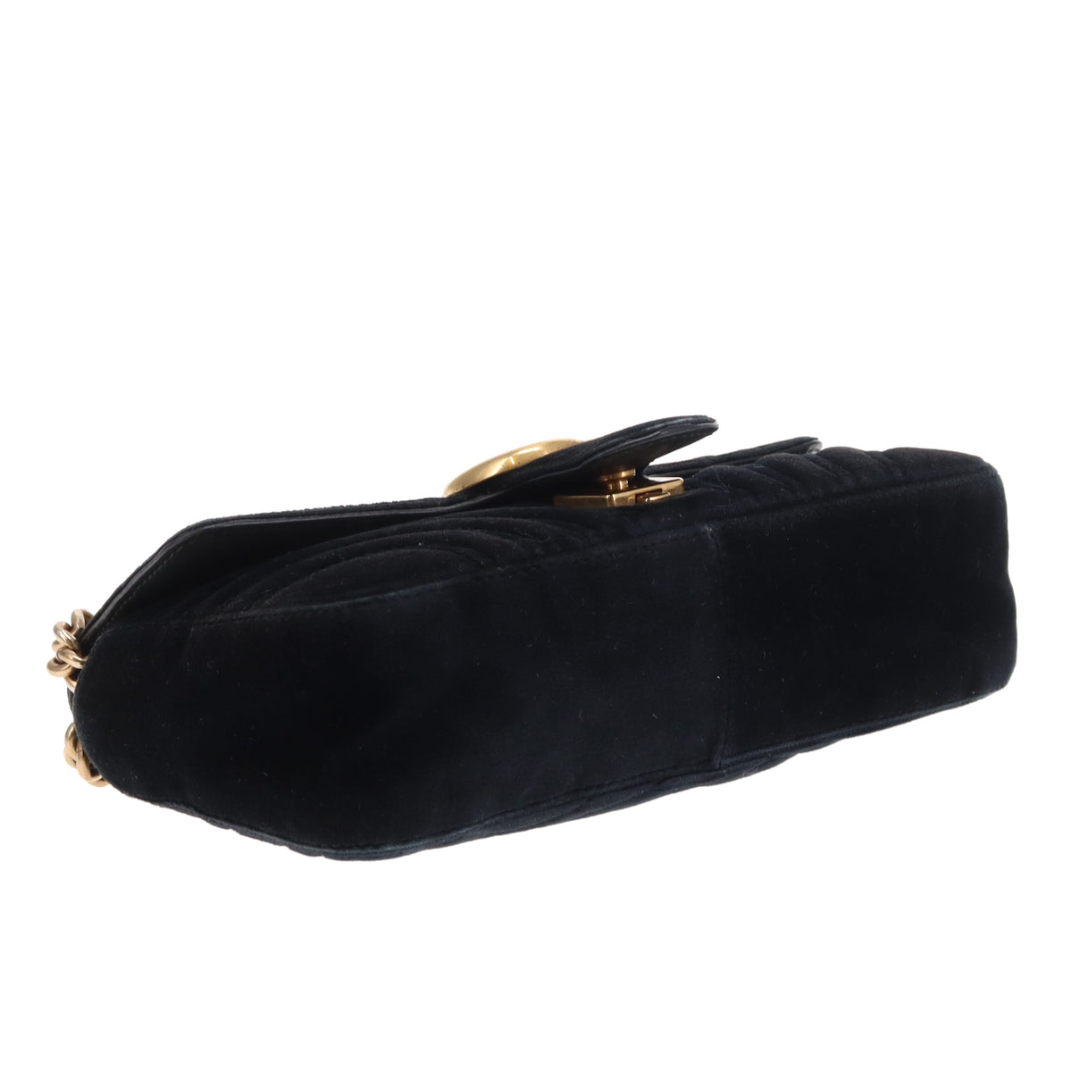 Gucci Marmont Old Model Mini Black Velvet GHW