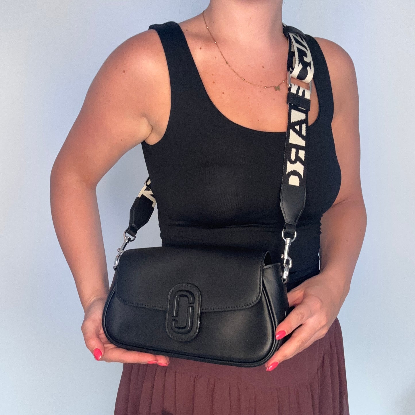 Marc Jacobs The Clover Shoulder Bag Black