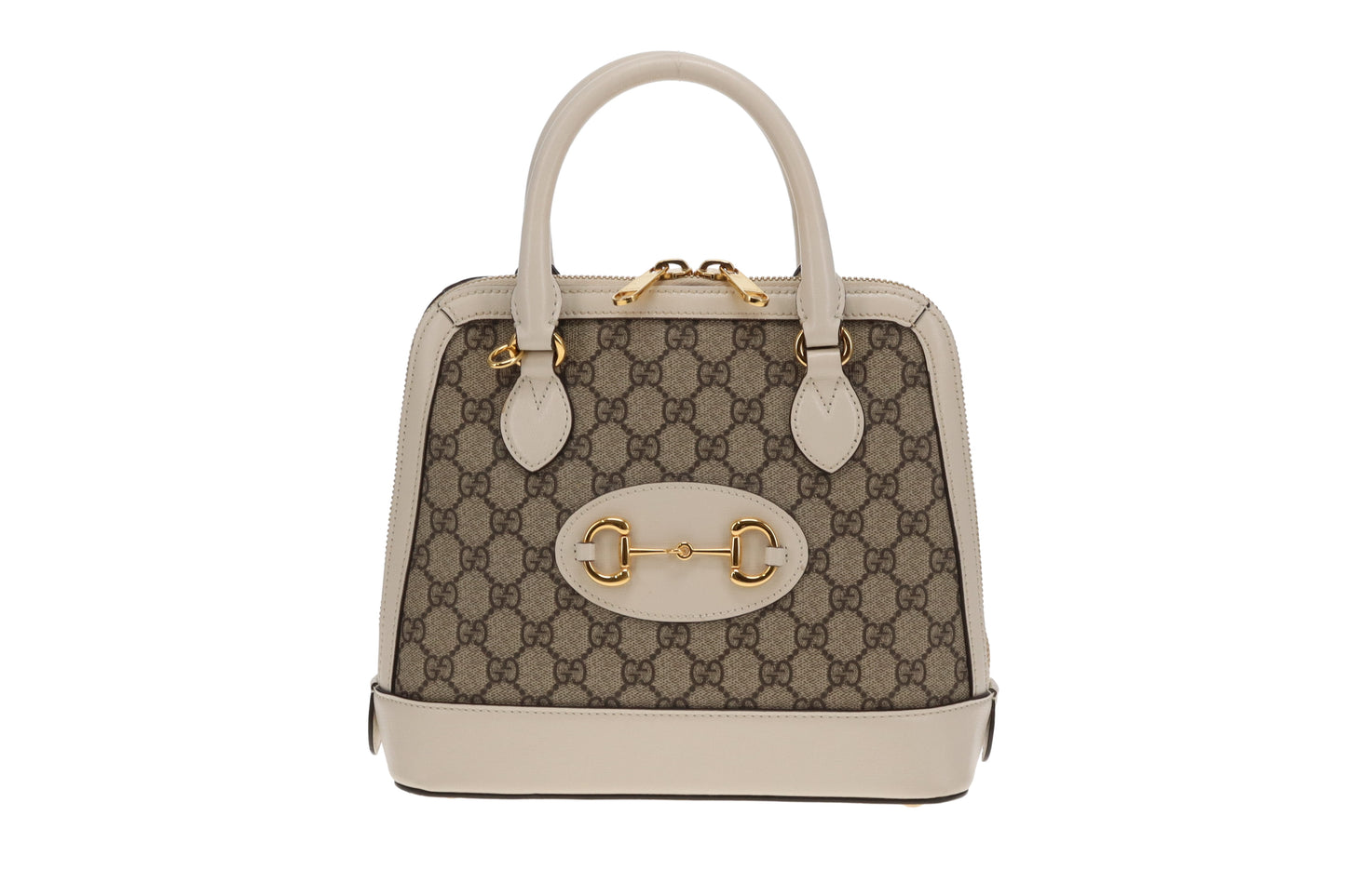 Gucci Horsebit 1955 Supreme Small Tote Ivory