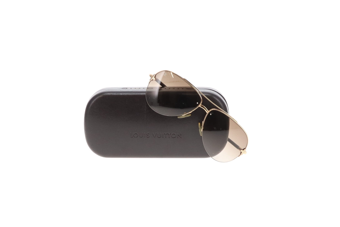 Louis Vuitton Petite Viola Aviator Sunglasses Zo571U