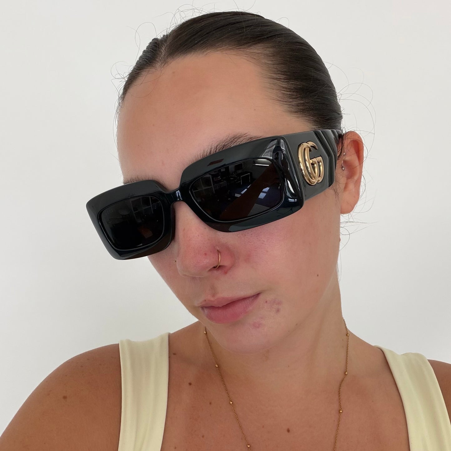 Gucci Sunglasses GG0811S Black GHW