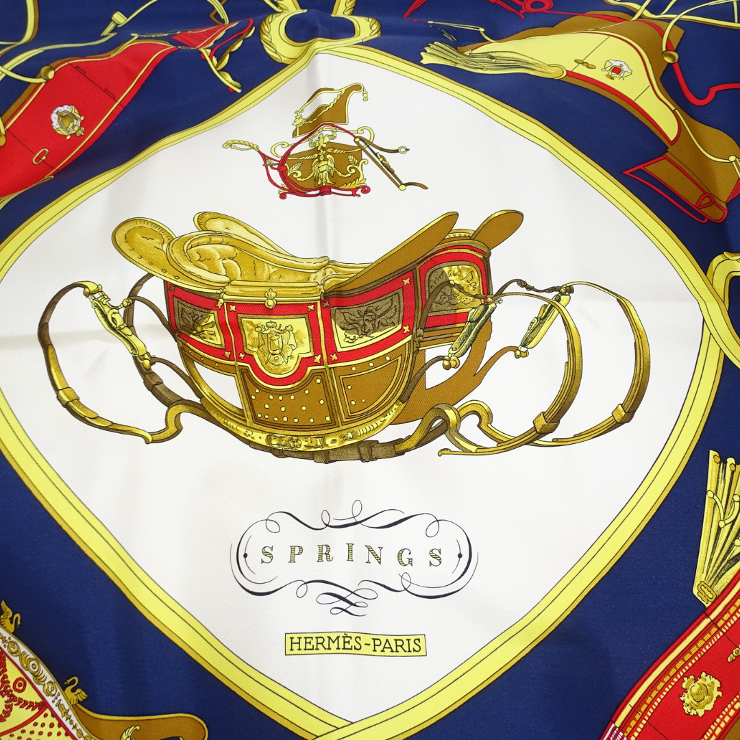 Hermes Grand Apparat 100% Silk Scarf 90