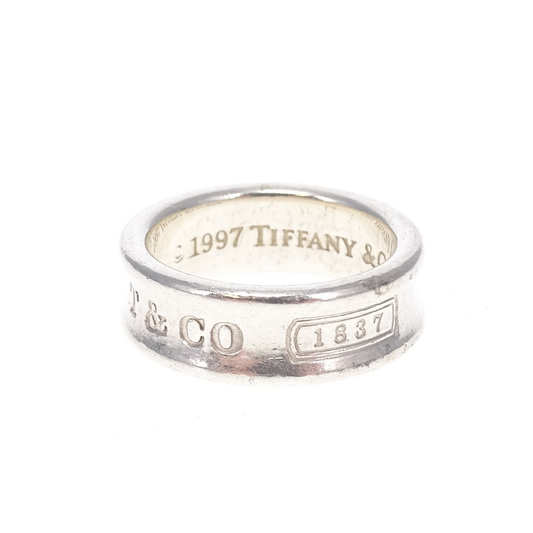 Tiffany & Co Since 1837 Ring Sterling Silver size 53 925 SS
