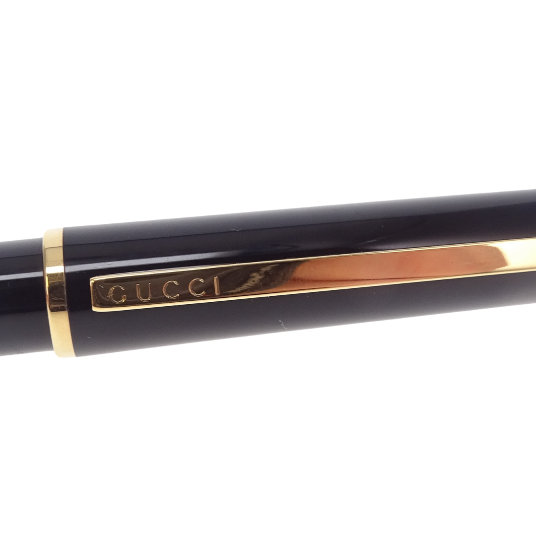 Gucci 18k Gold Nib Cigaro Roller Pen With Refills