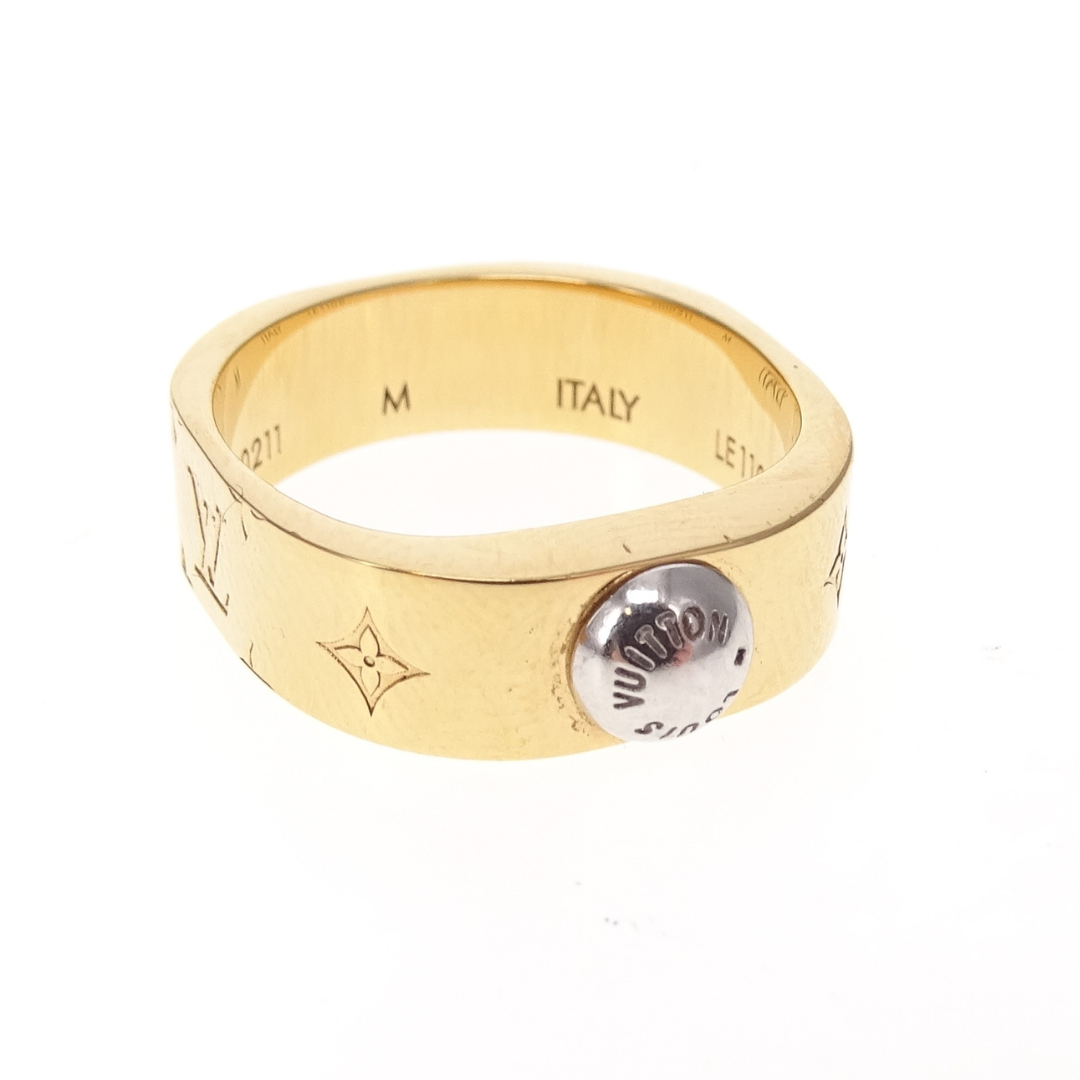 Louis Vuitton Nanogram Ring Gold/Silver Tone (M - size 54)