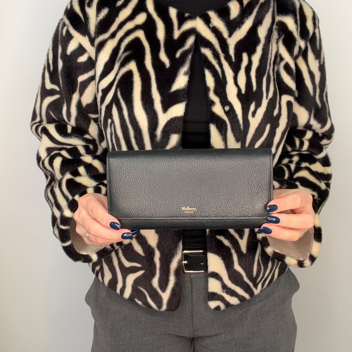 Mulberry Continental Wallet Black