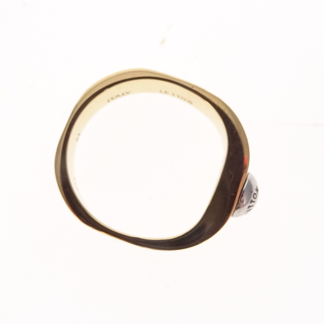 Louis Vuitton Nanogram Ring Gold/Silver Tone (M - size 54)