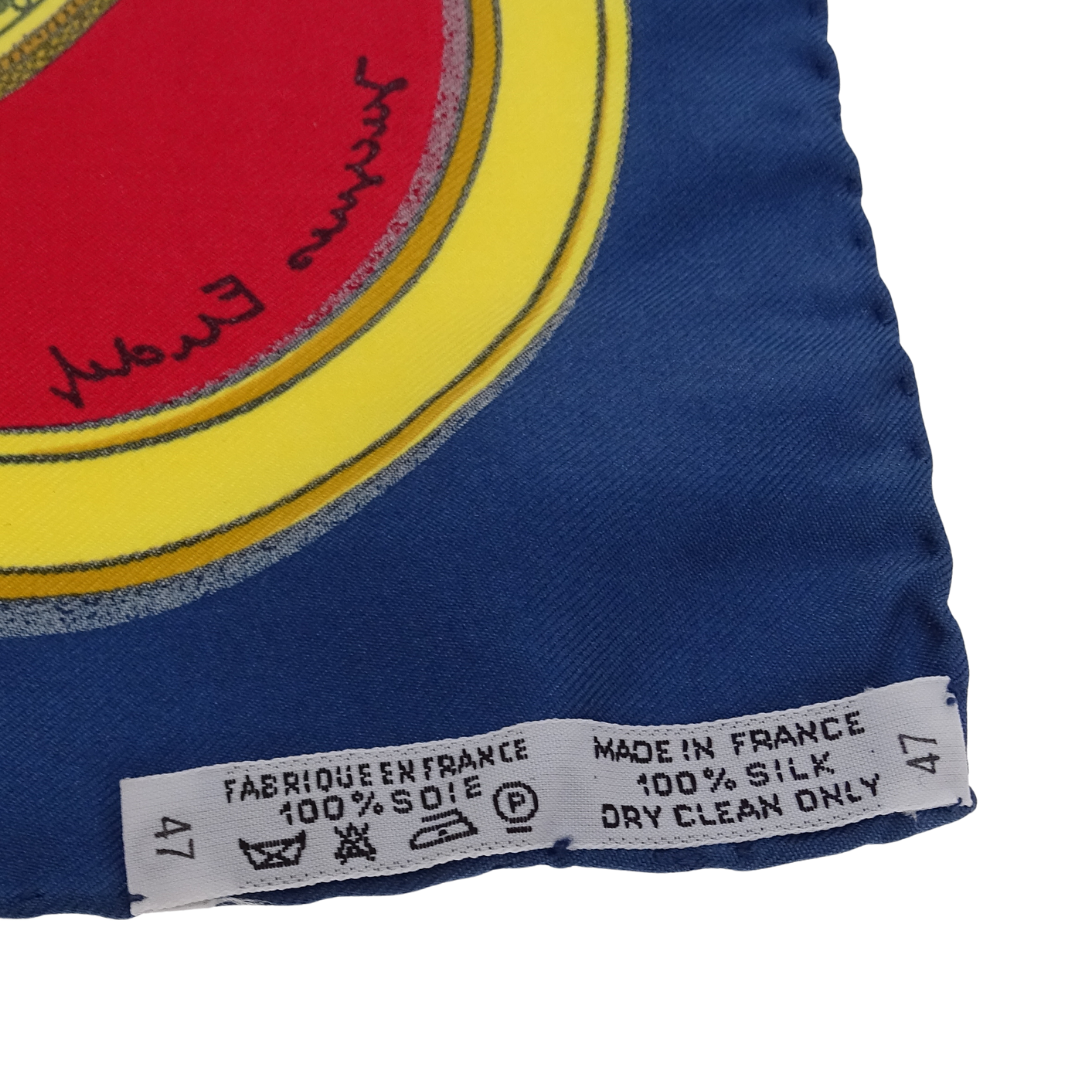 Hermes Grand Apparat 100% Silk Scarf 90