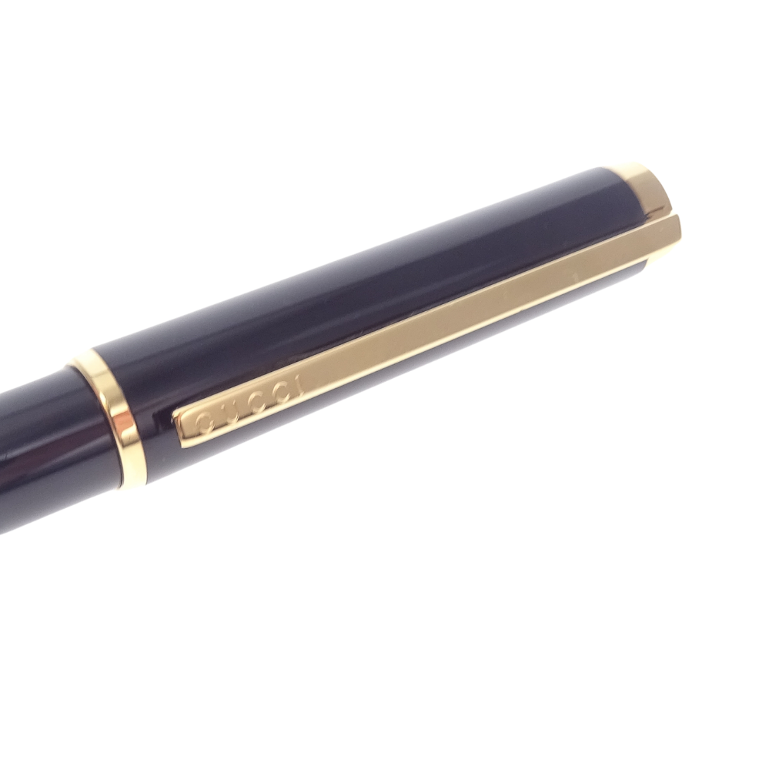 Gucci 18k Gold Nib Cigaro Roller Pen With Refills