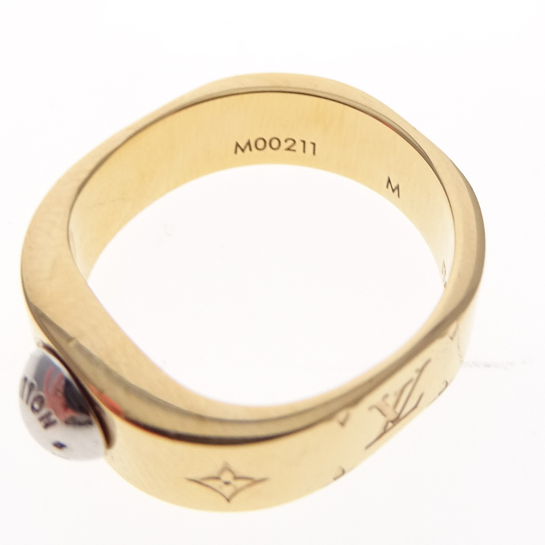 Louis Vuitton Nanogram Ring Gold/Silver Tone (M - size 54)
