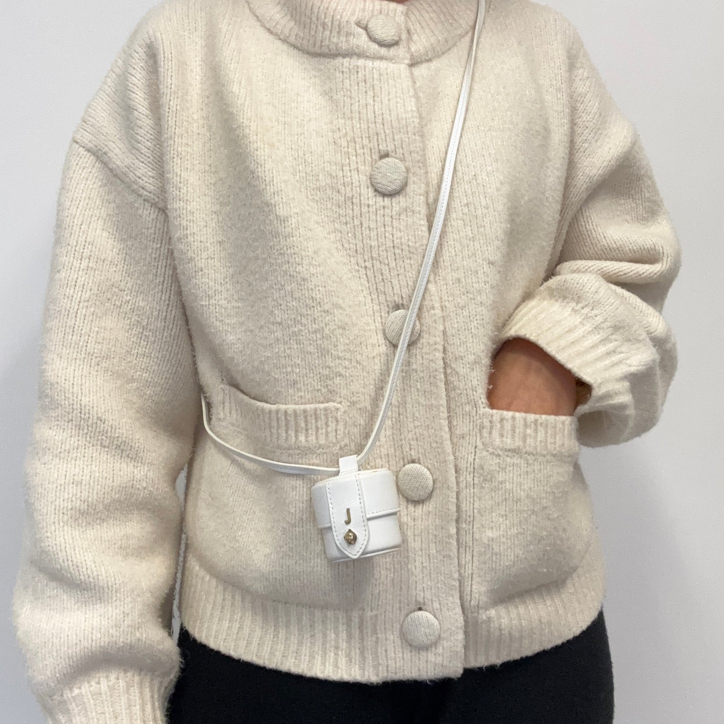 Jacquemus Le Vanity Mini Bag White