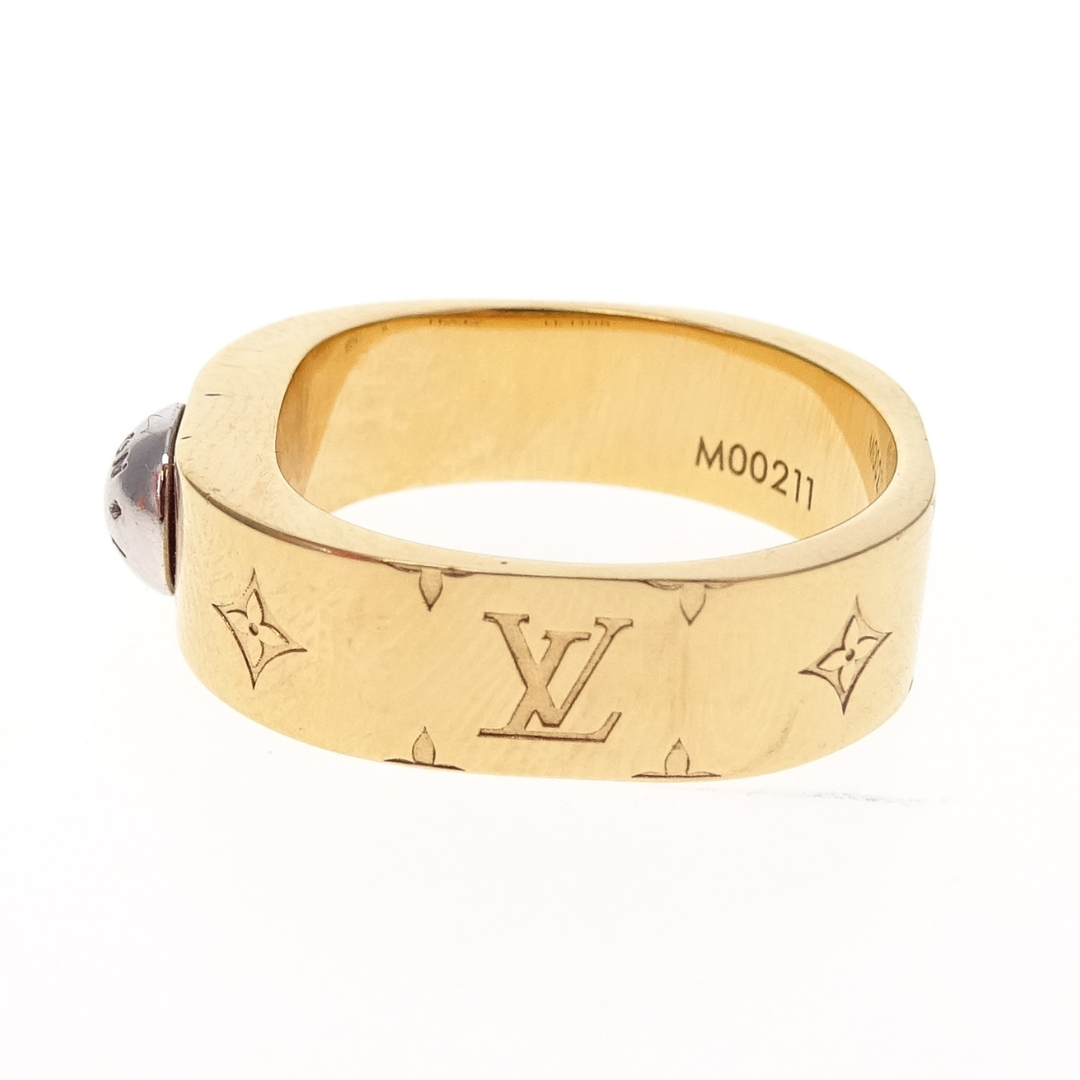 Louis Vuitton Nanogram Ring Gold/Silver Tone (M - size 54)