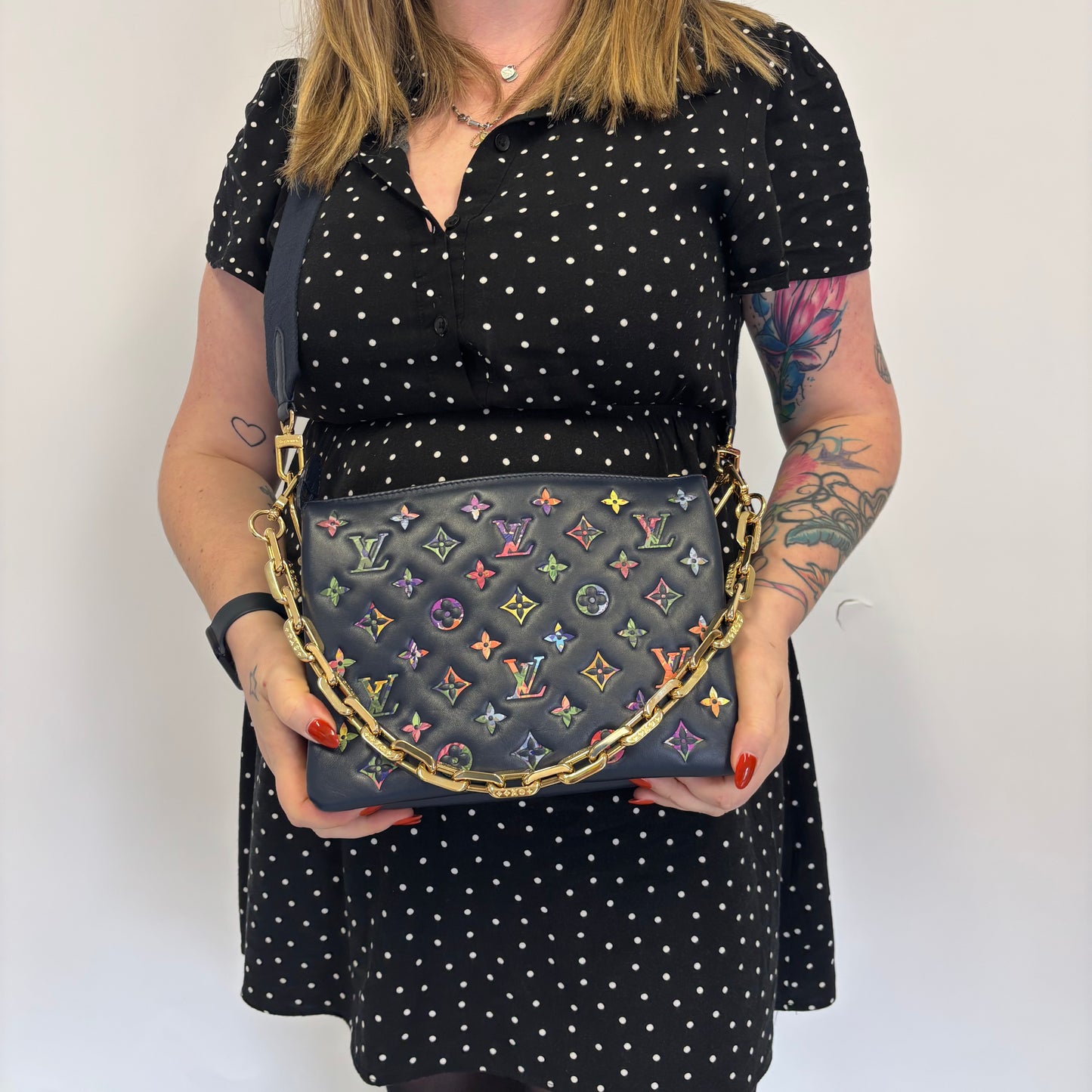 Louis Vuitton Coussin Garden MM Navy
