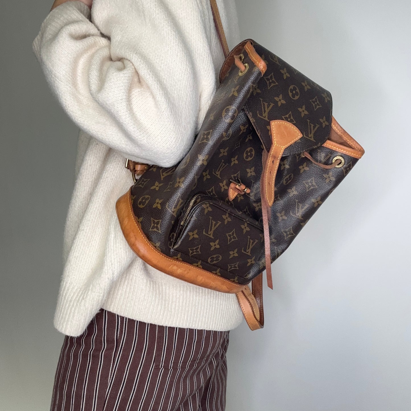 Louis Vuitton Montsouris Backpack PM Monogram Vintage SP1002