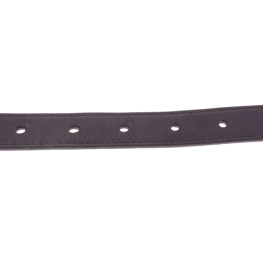 Gucci Belt GG Thin Black GHW 95cm